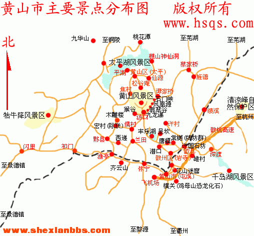 黄山游览路线图(黄山游览路线图二日游)