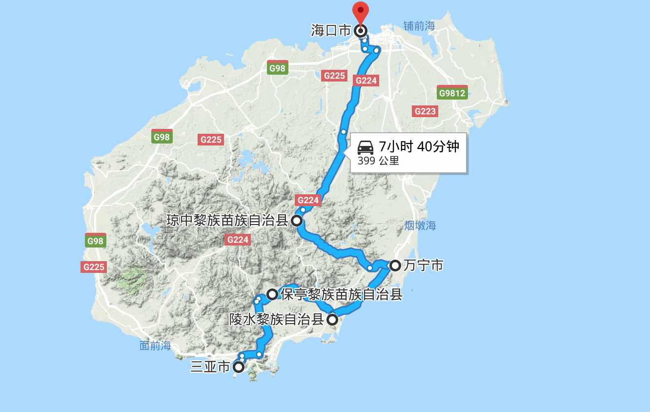 海南自驾游路线(海南旅游攻略自由行最佳线路)